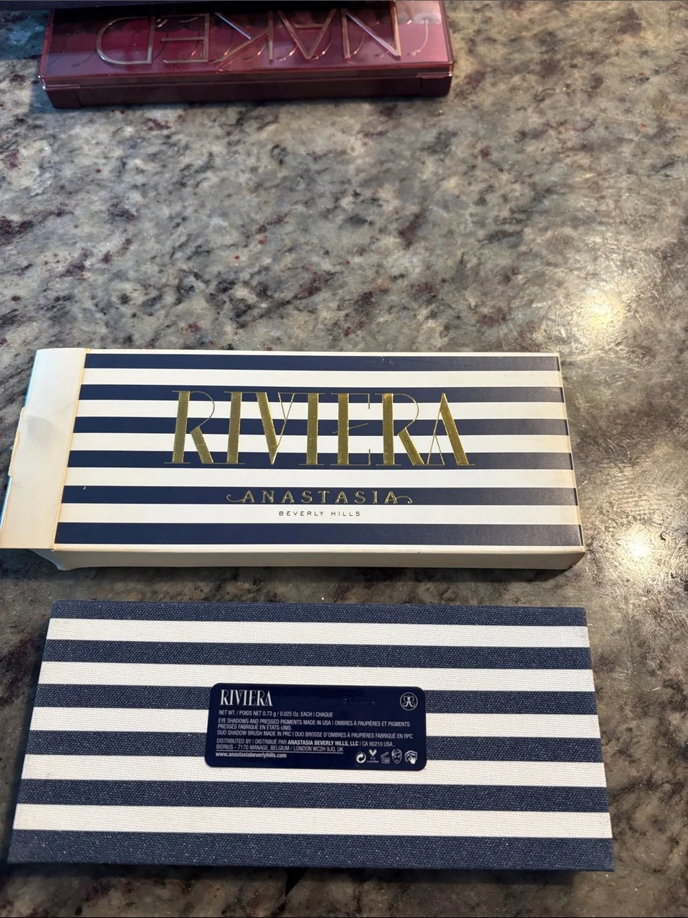 Anastasia Beverly Hills Riviera Eyeshadow Palette - Navy, White & Gold